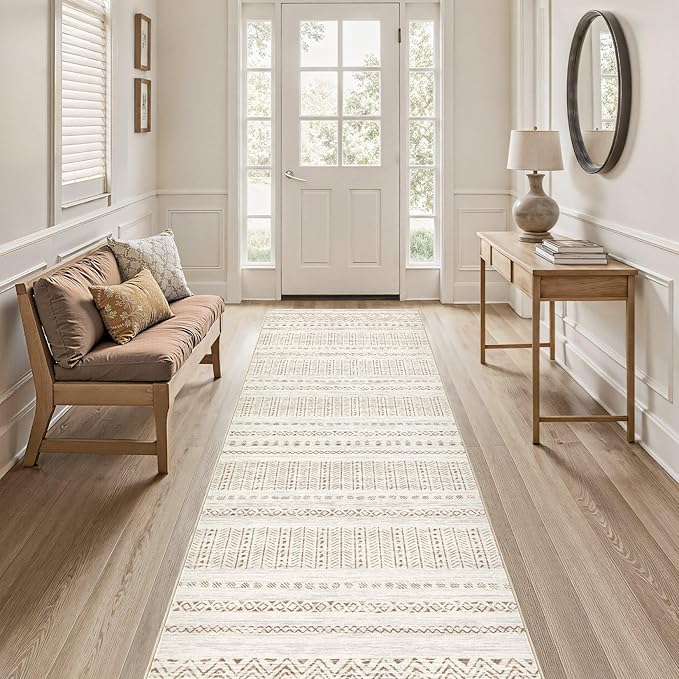 Area Rugs for Living Room Washable Living Room Rug Soft Neutral Indoor Floor Carpet Non-Slip Stain Resistant Modern Boho Rugs for Bedroom Dining Room Kids Room Nursery Office Home Dark Grey