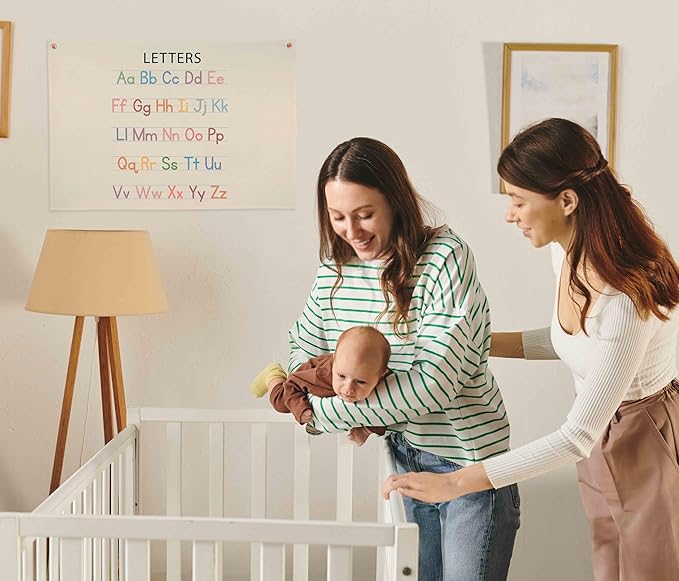 Classroom Decoration-Homeschool Decor-Educational Flag Decor Gift for Kids Toddler Baby Boys Girls Newborn Toddler - Banner Wall Sign Gifts for Playroom Nursery Baby Room Bedroom Front Door-letters