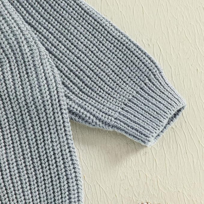 Newborn Baby Boy Girl Knit Sweater Cardigan Winter Warm Button Down Sweatshirt Top Outfit Cute Infant Fall Clothes