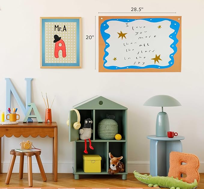 Boho Rectangular Banner Flag Wall Decorations Gift for Baby Boy Girl Kid,Nursery Bedroom Above Crib Homeschool Playroom Decor-Baby,Shower Birthday Christmas Gift-I Love You More Than All The Stars