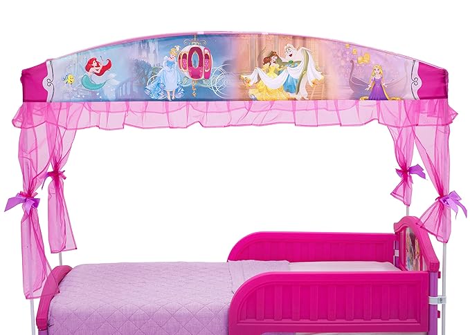 Delta Children Canopy Toddler Bed, Disney Princess