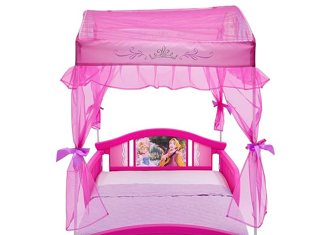 Delta Children Canopy Toddler Bed, Disney Princess