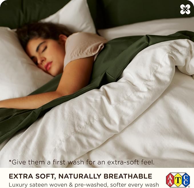 Bedsure Cotton Duvet Cover King, 100% GOTS Organic Cotton Duvet Cover Set, Fair Trade Certified King Bedding Set, Eco-Friendly, Ultra-Soft, Breathable Home Bedding for All Seasons(Ivory, 104"x90")
