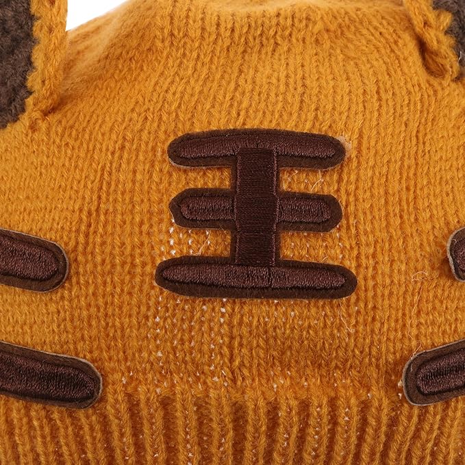 LOGOFUN Baby Tiger Romper with Hat for Photo Shoot Soft Newborn Jumpsuit Children Costume 1-6 Months Photography Prop