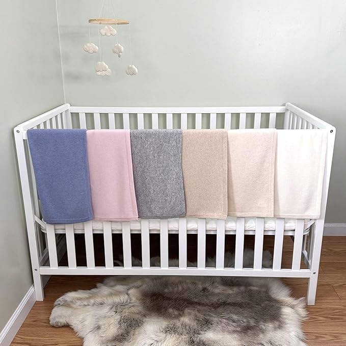 Jet&Bo BABY 100% Cashmere Receiving Blanket with Hood in Cream - Unisex, 30” x 30” - Ultra Soft, Hypoallergenic & Temperature Regulating – Gift Box and Card Included