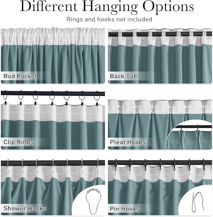 StangH Dark Slate Velvet Curtains Room Darkening Thermal Insulated Drapes for Bedroom Living Room Home Theater, Soft Window Treatment, Back Tab 52x96 inches, 2 Panels