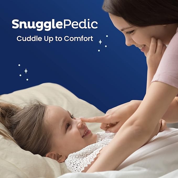 Snuggle-Pedic Pillow Case - King 20" x 36" White Pillow Cases w/Breathable Stretch Knit Cotton