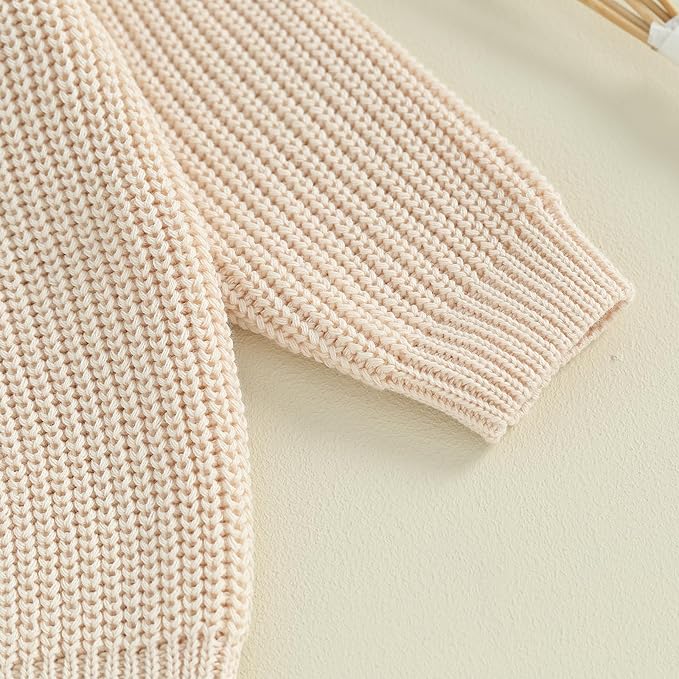 Newborn Baby Boy Girl Knit Sweater Cardigan Winter Warm Button Down Sweatshirt Top Outfit Cute Infant Fall Clothes