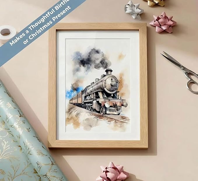 3pcs Magic Nursery Canvas Wall Art Express Train Owl Magic Castle Painting Picture Wall Decor Neutral Watercolor Poster Print Artwork For Kids' Baby Nursery Living Room Decoration Unframed
