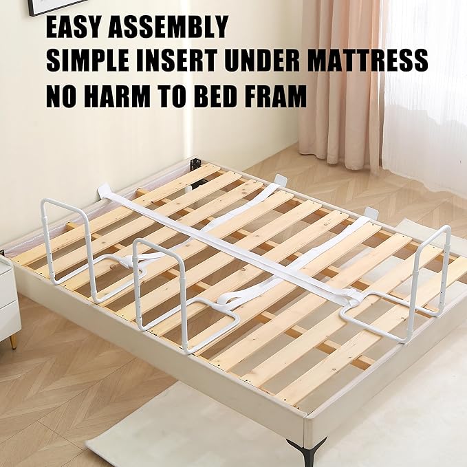 Bed Guard Rail for Toddlers, 74.8inch Foam Padded Side Rails for Queen King Twin Full Size Bed, Bedrail for Toddler Safety, Bed Railing