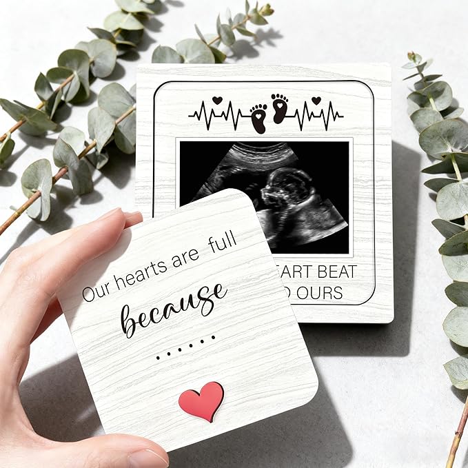 Pregnancy Announcement for Grandma Grandparents, Ultrasound Picture Frames Surprise Box, Pregnancy Announcement Sign, Baby Coming Soon Announcement, Pregnancy Reveal to Friends, Auntie, Uncle