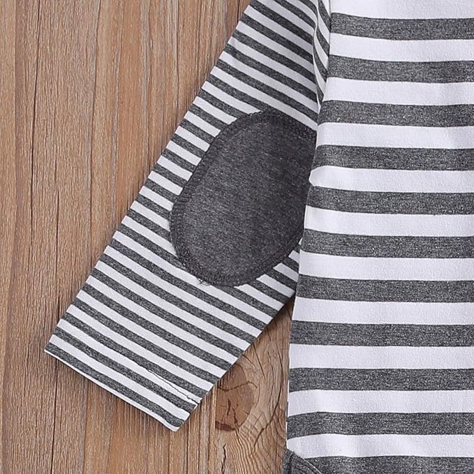 Newborn Baby Boy Girl Clothes Ribbed Knitted Cotton Long Sleeve Romper Long Pants Solid Color Fall Winter Outfits