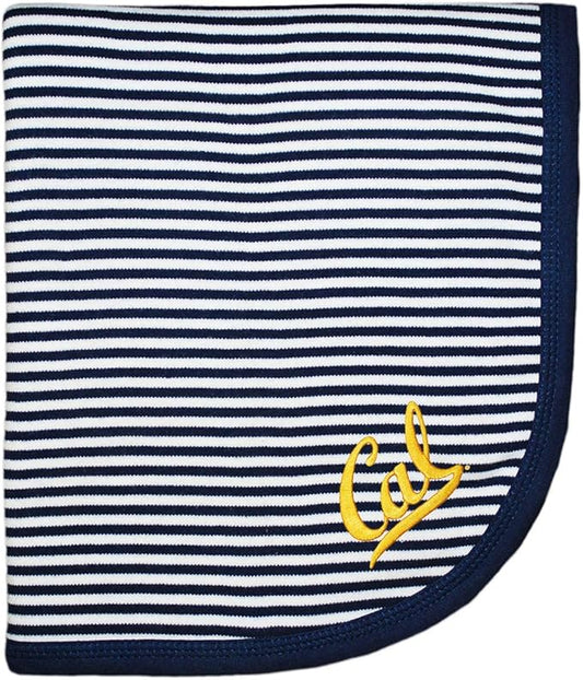 Creative Knitwear University of California at Berkeley Cal Striped Baby and Toddler Blanket