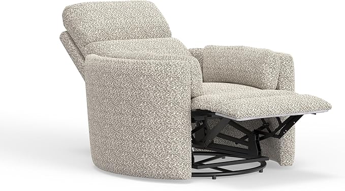 Parker Living Radius - Tatum River Rock Power Swivel Glider Recliner for Adults with USB and Type-C Ports, Single Sofa Chair for Living Room