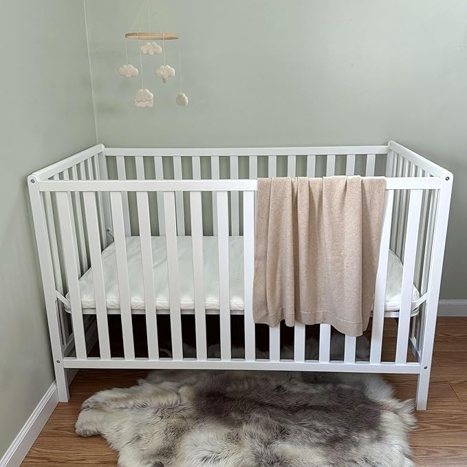 Jet&Bo BABY 100% Cashmere Baby Blanket Luxe Knit Design in Brown Sugar - 32" x 40" - Ultra Soft, Hypoallergenic & Temperature Regulating - Gift Box and Card Included