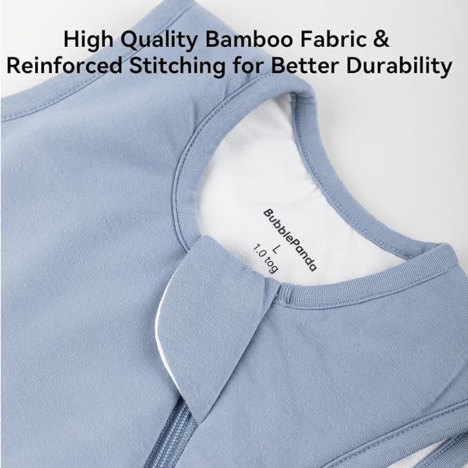 Rayon Made from Bamboo Sleep Sack 18-24 Months 1.0 Tog Ultra Soft Baby Wearable Blanket Toddler Sleeping Sack 2t for Babies Unisex Girl Boy 2-Way Zipper Baby Sleeping Bag Breathable Lightweight XL