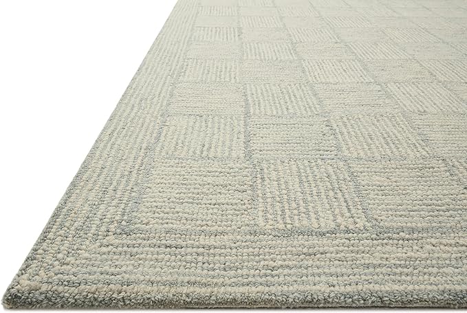 Loloi Chris Loves Julia Francis Collection FRA-03 Silver/Sky 8'-6" x 12' Area Rug
