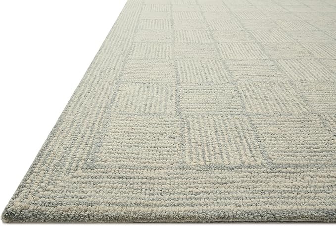 Loloi Chris Loves Julia Francis Collection FRA-03 Silver/Sky 2'-6" x 7'-6" Runner Rug