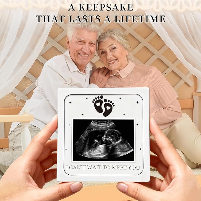 Pregnancy Announcement for Grandma Grandparents, Ultrasound Photo Frame Surprise Box, Baby Announcement Gifts, Baby Coming Soon Announcement, Pregnancy Reveal Gifts to Grandparents