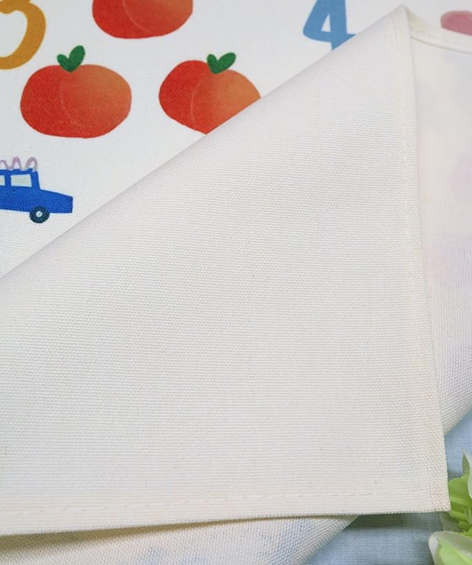 Classroom Wall Decor-Education Rectangular Banner Sign Flag Pennant Wall Decor Gift for Baby Boy Girl Kid,Classroom Homeschool Reading Room Bedroom Decor-123456 Themed-Birthday Christmas Gift