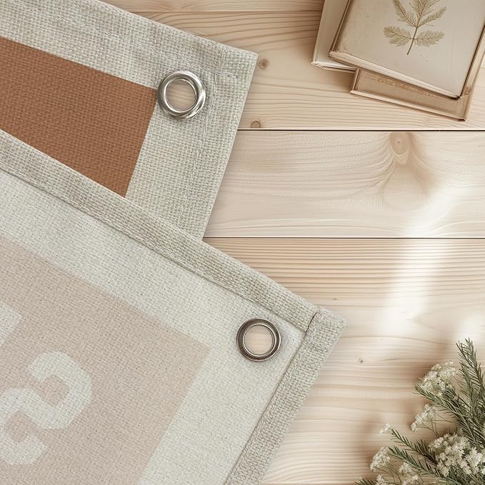 See The Good Wall Decor, Inspirational Wall Decor, Boho Accent Vintage See The Good Sign Linen Banner Wall Hanging Banner Flag, Accent Wall Decor