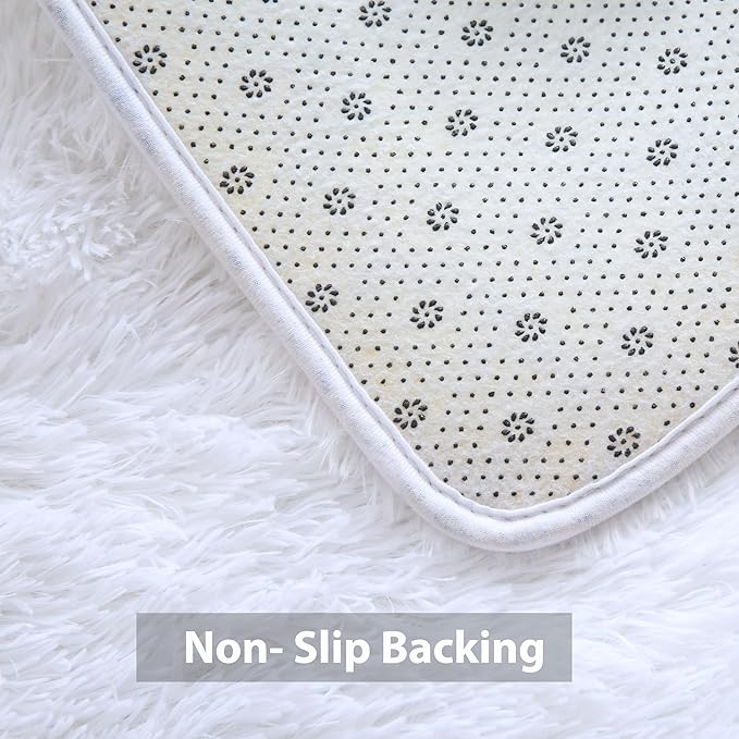 Area Rug 10x14 for Living Room: Large Shag Area Rugs for Living Room - Shaggy Fluffy Rug 10x14 Modern Indoor Shag Fuzzy Floor Carpet