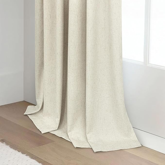 Pitalk Closet Curtains for Open Closet Doors Sliding Panels Burg 78 Inch Length Blackout Curtain for Living Room Window Viral Moody Light Blocking Insulated Drapes for Summer Heat Back Tab 52x78 Beige