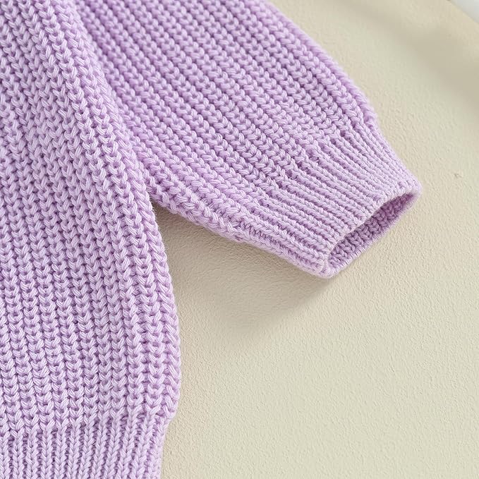 Newborn Baby Boy Girl Knit Sweater Cardigan Winter Warm Button Down Sweatshirt Top Outfit Cute Infant Fall Clothes
