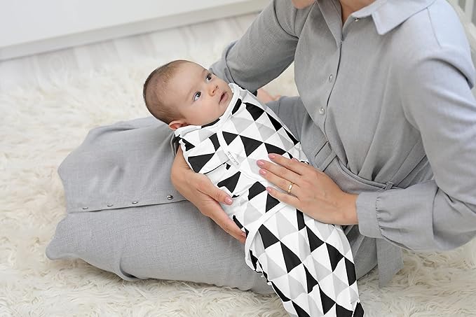 BaeBae Goods Swaddle Blanket, Adjustable Infant Baby Swaddling Wrap set of 4, Baby Swaddling Wrap Blankets for Boys and Girls made in very soft cotton