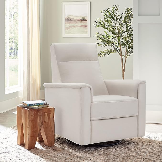 Namesake Willa Recliner in Eco-Performance Fabric | Water Repellent & Stain Resistant Performance Cream Eco-Weave