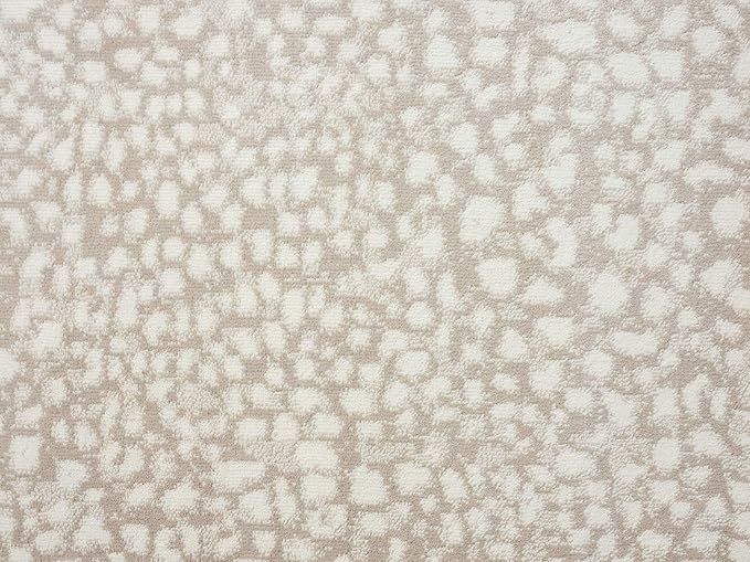 Abani Beige Cheetah Print Area Rug Rugs, Arto Collection - Contemporary Durable Accent Rug (4' x 6')
