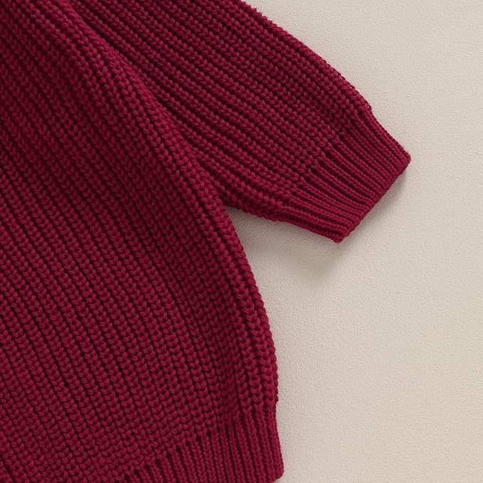 Newborn Baby Boy Girl Knit Sweater Cardigan Winter Warm Button Down Sweatshirt Top Outfit Cute Infant Fall Clothes