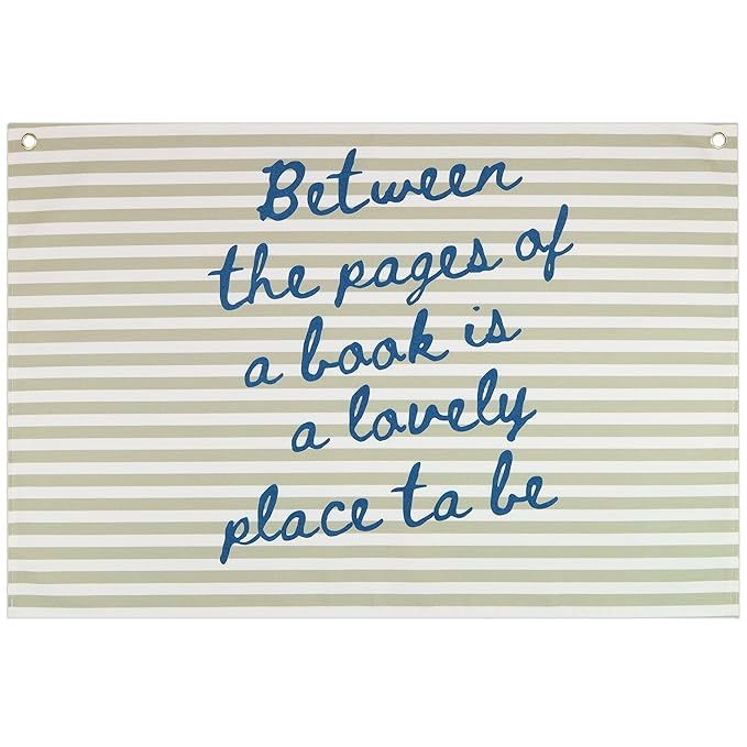 Rectangular Banner Flag Wall Decor Gift for Teacher Women Men Kids,Books Club Classroom Office Library Reading Room Quiet Corner Decor-Between the Pages of A Book-Birthday Christmas Book Lover Gift