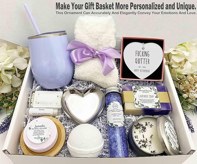 Heart Shaped Christmas Ornament-Funny Retirement Present,Quitter Oops,I Mean Happy Retiremet Gifts for Boss,Coworker,Friends,Office Colleagues,Birthday Ceramic Keepsake with Gift Box
