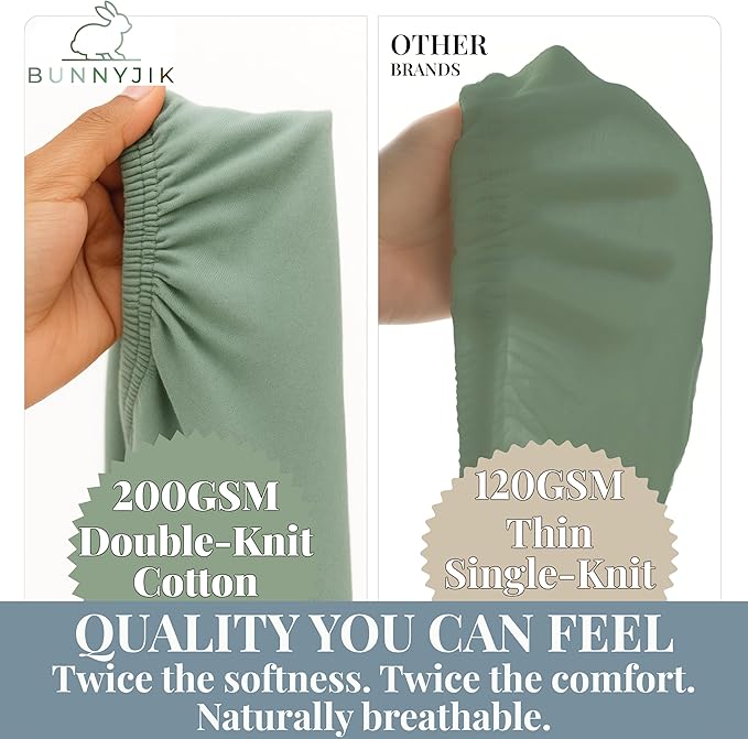 GOTS Organic Bedside Bassinet Sheets 33x20 for Maxi COSI Iora, Newton, Cowiewie, Baby Delight, Mika Micky, Ronbei, Koola Baby Bond, Kidsclub, Luxury Turkish Cotton - Rectangle 32x19-33x20