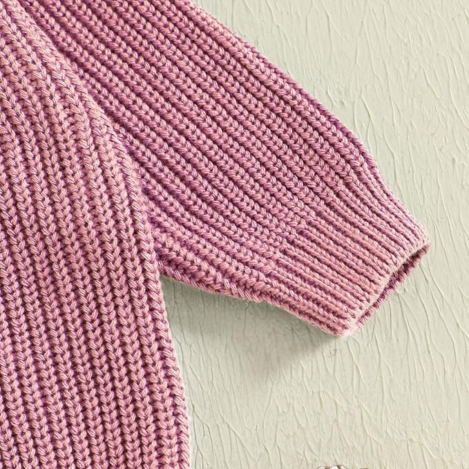 Newborn Baby Boy Girl Knit Sweater Cardigan Winter Warm Button Down Sweatshirt Top Outfit Cute Infant Fall Clothes