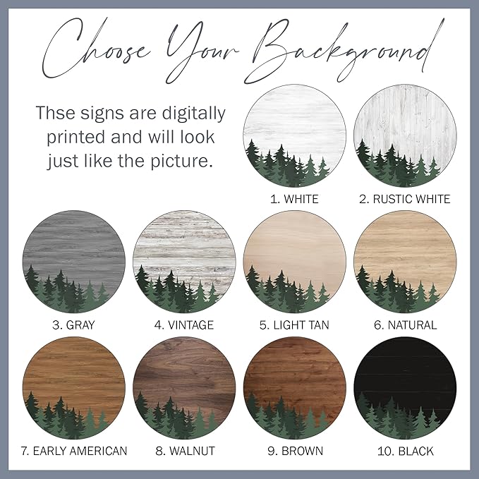Custom Woodland Theme Nursery Name Sign for Kids Room Decor (23")