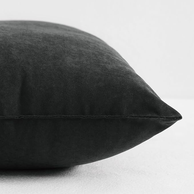 NTBAY Tiny Pillows, Down Alternative 7"x11" Microfiber Mini Pillow for Travel, Pets, Soft Machine Washable Small Pillows for Neck, Wrist, Lumbar and Knee, Black