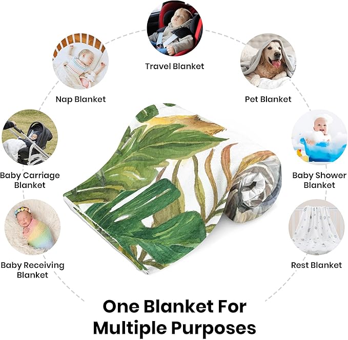 J&SBGFT Personalized Baby Boys Name Blanket Customized Baby Receiving Blanket Stroller Crib Decor Throw Custom Threaded, 30"x40" Color11