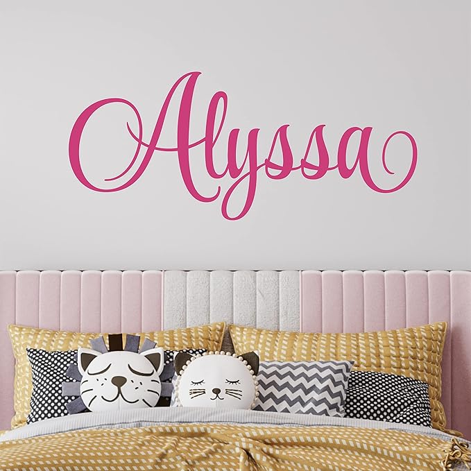 Custom Name Wall Decal - Personalized Name Girls Room Boys Room Kids Bedroom Nursery Decor Wall Sticker