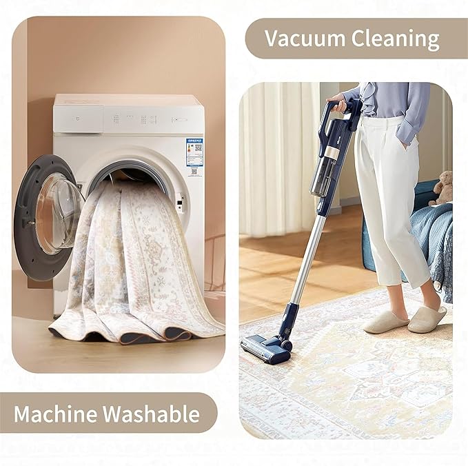 Machine Washable Rainbow Rugs Bedroom Fluffy Plush Soft Area Rugs Rainbow Sunshine Sun Print Living Room Non-Slip Indoor Flooring Kids Girls Boys Home Decor Aesthetics 6x9ft
