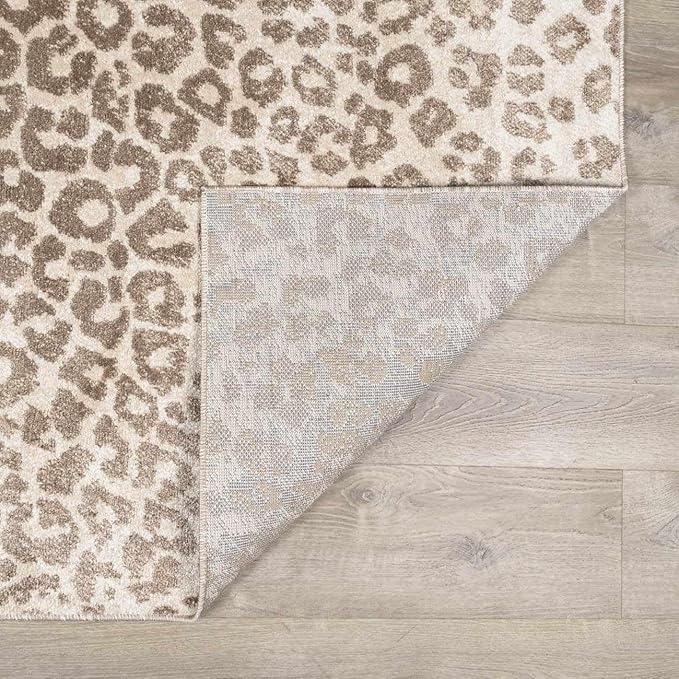 Hauteloom Bonhill Living Room, Bedroom Area Rug - Contemporary - Dark Brown, Medium Brown, Off White - 2'7" x 4'