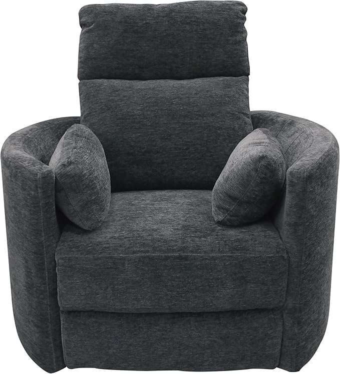 Parker Living Radius - Mediterranean Power Swivel Glider Recliner for Adults with USB and Type-C Ports, Single Sofa Chair for Living Room
