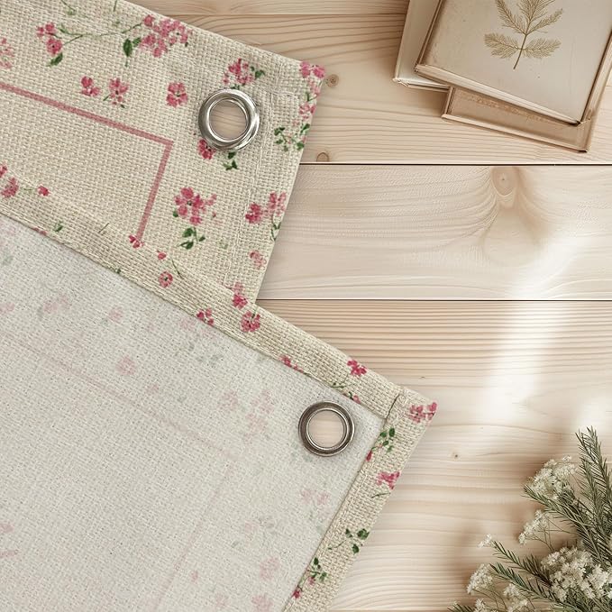 Wildflower Nursery Decor, Girls Room Decor - In a Field Full of Roses She Is a Wildflower Pink Linen Banner Flag for Little Girl Baby Girl - Pink Wildflower