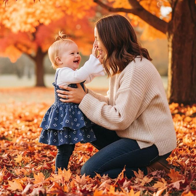 YOUNGER TREE Newborn Baby Girl Fall Winter Outfits Long Sleeve Romper Corduroy Overall Dress Infant Skirt Clothes Sets