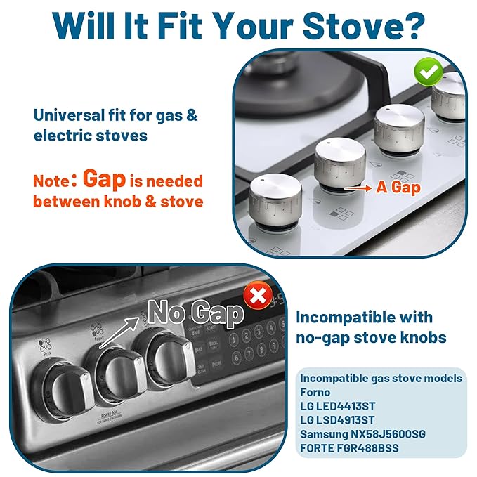 Oven Knob Covers for Child Safety 5 Pack, Clear Stove Knob Safety Covers & Gas Stove Locks, Heat-Resistant Adhesive, Double-Key Baby Proof Covers for Gas/Electric Burners,Childproof Protector for Kids