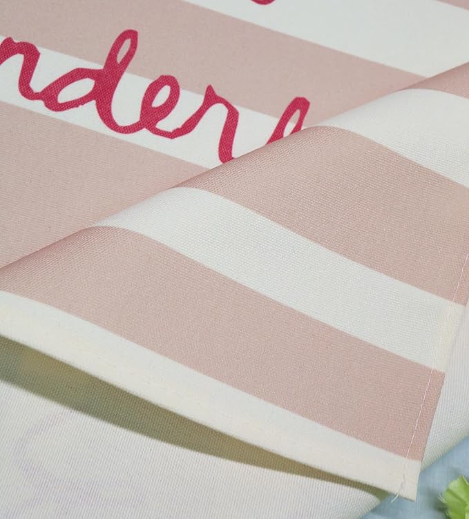 How Wonderful Life is Now-Rectangular Banner Flag Pennant Wall Art Decor Gift for Baby Boy Girl Kid,Nursery Classroom Homeschool Playroom Decor-Baby Present Shower,Birthday Christmas Gift