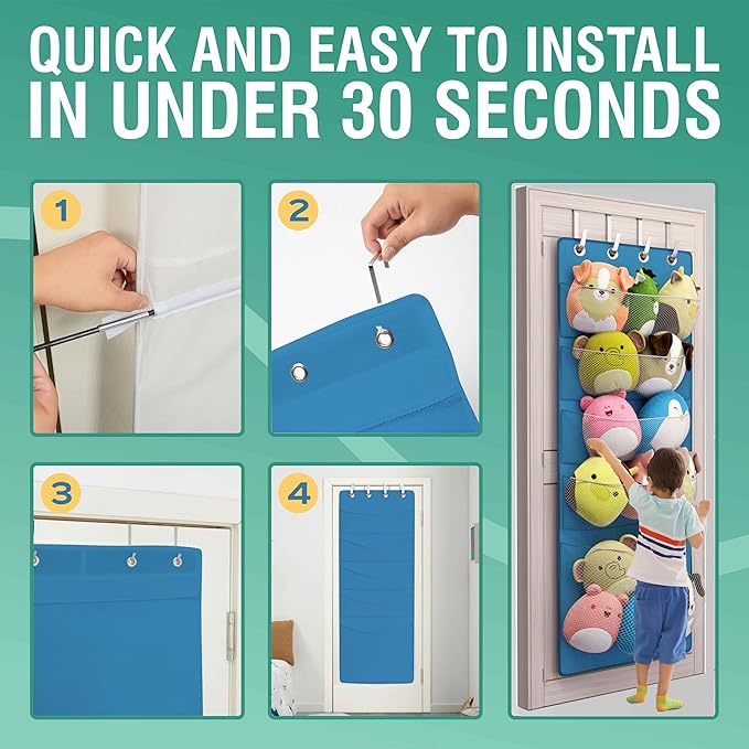 Honeyera Sqshmalow Holder - Over the Door Space (parent) (Blue)