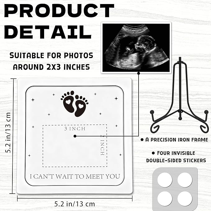 Pregnancy Announcement for Grandma Grandparents, Ultrasound Photo Frame Surprise Box, Baby Announcement Gifts, Baby Coming Soon Announcement, Pregnancy Reveal Gifts to Grandparents