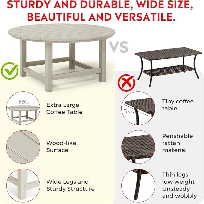 Costaelm Kids Dinner Table, Toddler Play Desk Student Desk Outdoor Childrens Picnic Tables for Children Arts & Crafts, Snack Time, Multi-Activity Table for Ages 2-8 in Home/Outside, Sand